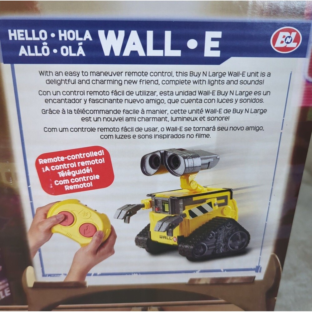Disney/Pixar Hello Wall-E Remote Control Robot Lights/Sounds Mattel GPN30 NIB - Picture 7 of 9